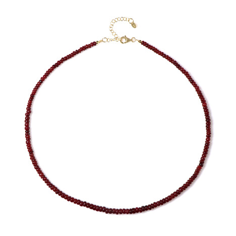 Ruby Silver Necklace
