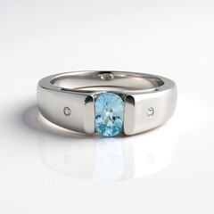 Zilveren ring met een Ratanakiri zirkoon