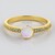 Anello in argento con Opale di Welo