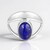 Anello in argento con Lapislazzuli (Bali Barong)