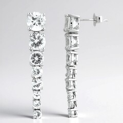 Orecchini in argento con Danburite