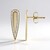 Orecchini in oro con Zircone (de Melo)