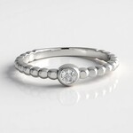 Anello in argento con Diamante I2 (H) (de Melo Essence)