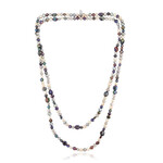 White Freshwater Pearl Silver Necklace (TPC)