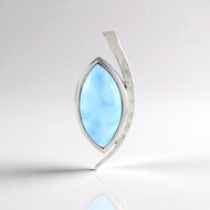 Colgante en plata con Larimar (MONOSONO COLLECTION)