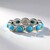 Anello in argento con Turchese Sleeping Beauty