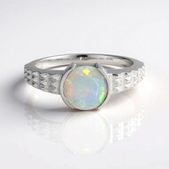 AAA Welo Opal Silver Ring (de Melo Essence)