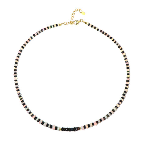 Opal-Silberhalskette