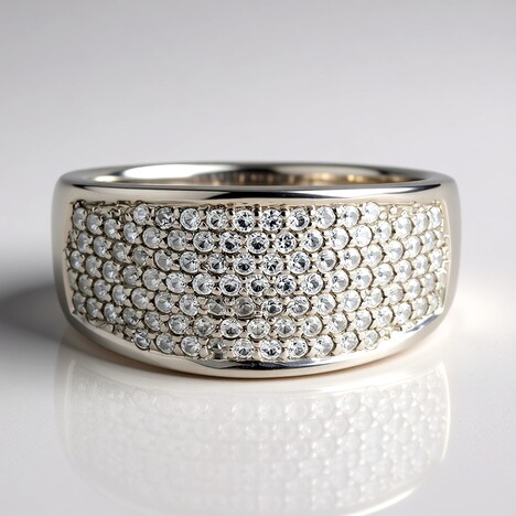 Anello in argento con Zircone