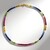 Collana in argento con Zaffiro Fancy (Riya)