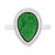 Anello in argento con Uvarovite