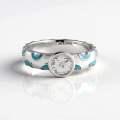 Anello in argento con Quarzo Bianco (SAELOCANA)