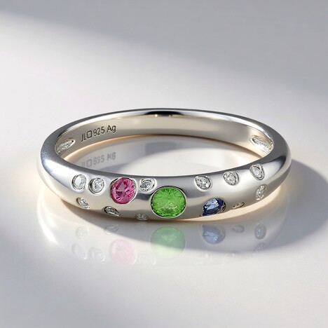 Anello in argento con Tsavorite del Kenya