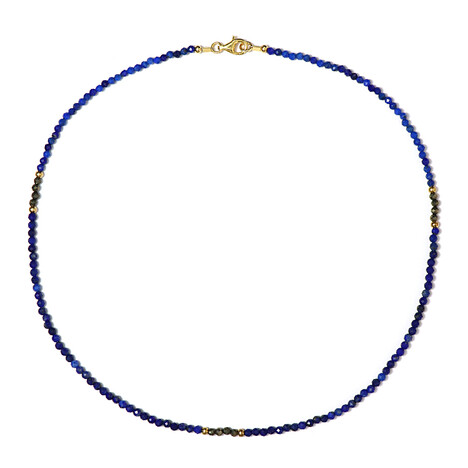 Edelstein-Silberhalskette