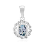 Ciondolo in argento con Tanzanite Lilla Non Riscaldata