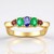 Anello in oro con Tanzanite AAA (de Melo Gold)
