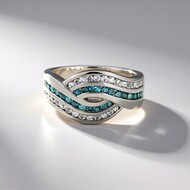 London Blue Topaz Silver Ring