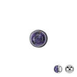 Ciondolo in argento con Charoite (dagen)