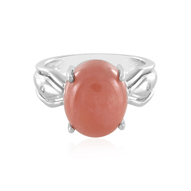 Anello in argento con Rodocrosite