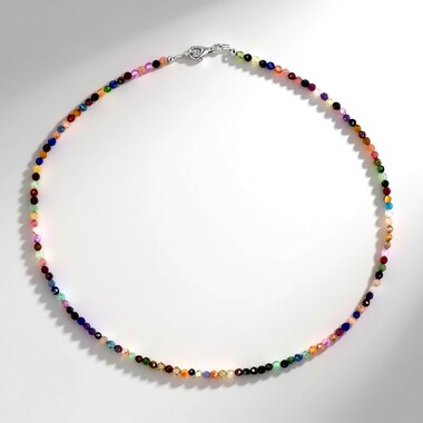 Collar en plata con Piedra del sol