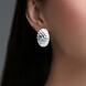 Boucles d'oreilles en argent (MONOSONO COLLECTION)