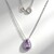 Collana in argento con Ametista Rose de France