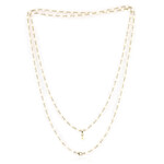 Collana in oro con Perla d'Acqua Dolce Bianca (Michelle Albala)