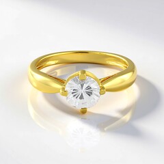 Anello in argento con Zircone