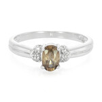 Anello in argento con Zircone Cannella