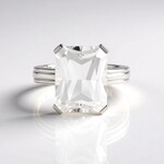 Anello in argento con Quarzo Bianco (de Melo Essence)