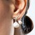Pendientes en plata con Perla blanca Freshwater