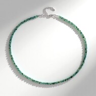Collana in argento con Indicolite