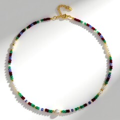 Collana in argento con Perla d'Acqua Dolce Bianca