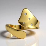 Anello in argento con Diamante SI1 (G) (Annette)