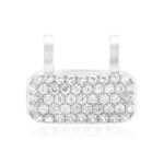 Zilveren hanger met zirkonen (MONOSONO COLLECTION)