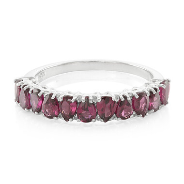 Anello in argento con Rodolite Rajasthan