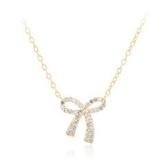 Weißer Topas-Silbercollier