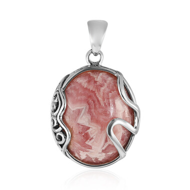 Ciondolo in argento con Rodocrosite (Art of Nature)