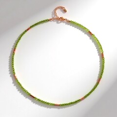 Collier en argent et Péridot