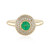 Russischer Smaragd-Goldring