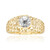 9K Zircon Gold Ring (Ornaments by de Melo)