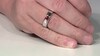 Zilveren ring met een Tanzania robijn