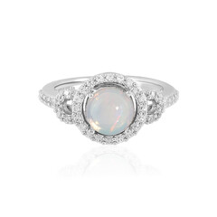 Anello in argento con Opale di Welo