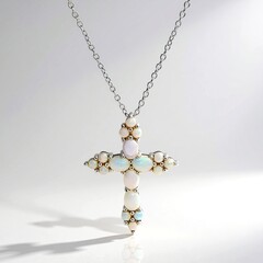 Collier en argent et Opale Welo