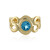 Bague en argent et Topaze bleu Suisse