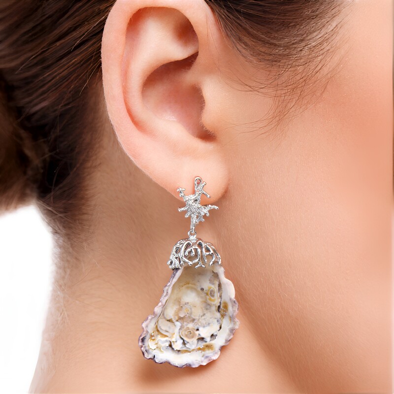 Muschel-Silberohrringe (TPC)