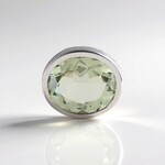 Ciondolo in argento con Ametista Verde (MONOSONO COLLECTION)