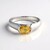 Anello in argento con Berillo Giallo