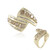 Gouden ring met I2 Champagne Diamanten (de Melo Gold)