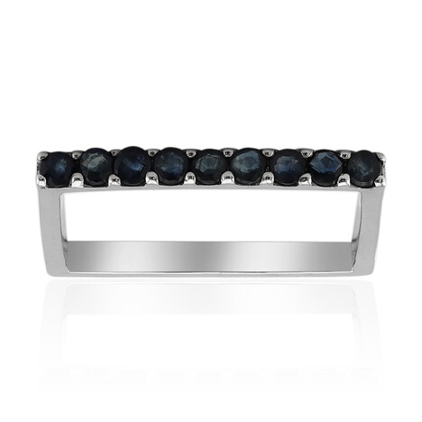 Anello in argento con Zaffiro Blu